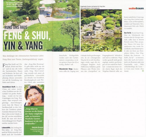 Gartengestaltung und Feng Shui